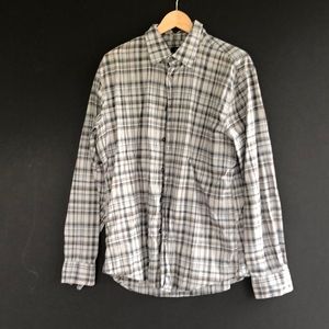 John varvatos summerweight plaid shirt